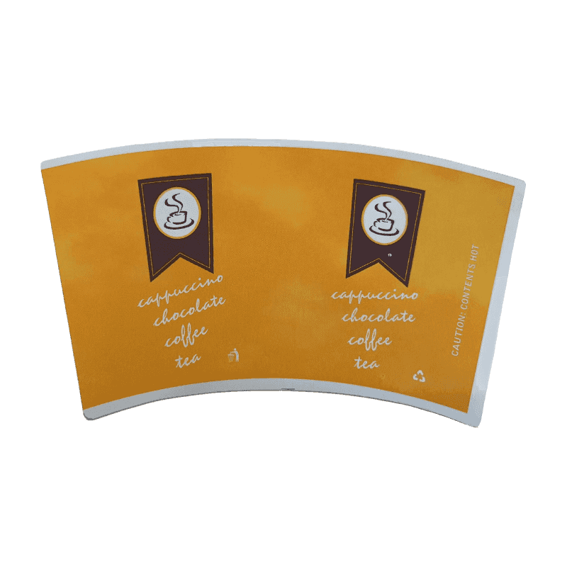 8,25oz Paper Cup Nguyên liệu thô PE Quạt Cúp giấy phủ PE